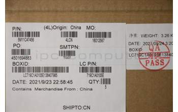 Lenovo 5M11C47456 MECH_ASM KB C UK BKLT(PMX)PT UKBK