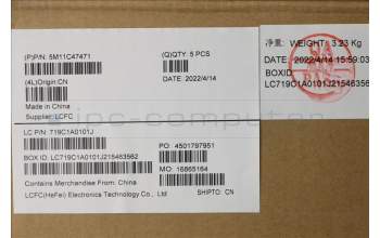 Lenovo 5M11C47471 MECH_ASM KB C TC BKLT(PMX)PT USBK