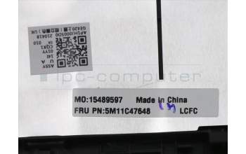 Lenovo 5M11C47648 MECH_ASM KB C CZE/SLKBKLT(PMX)PT FPRUKBK