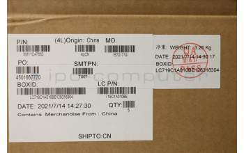 Lenovo 5M11C47660 MECH_ASM KB C SWS BKLT(PMX)PT FPR UKBK