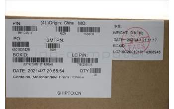 Lenovo 5M11C47711 MECH_ASM FRU IR BZLSheet+FHD PPS TAPEASM