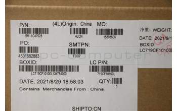 Lenovo 5M11C47928 MECH_ASM KBD W/C GRE BKLT(SUN) US BK