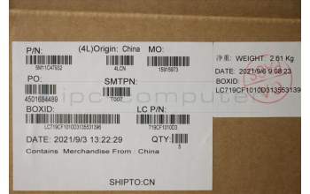 Lenovo 5M11C47932 MECH_ASM KBD W/C HBW BKLT(SUN) US BK