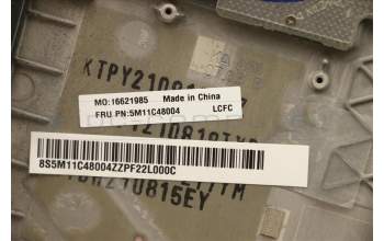 Lenovo 5M11C48004 MECH_ASM KBD W/C TUR BKLT(SUN) UK BK