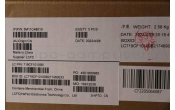 Lenovo 5M11C48010 MECH_ASM KBD W/C UK BKLT(LTN) UK BK
