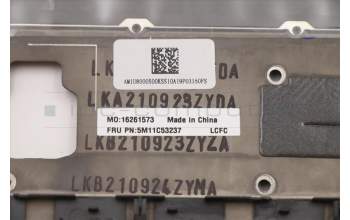 Lenovo 5M11C53237 MECH_ASM GRP KBD BZL,EURO ENG,WL,DB,CHY