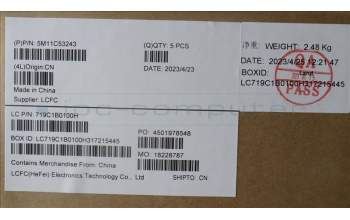 Lenovo 5M11C53243 MECH_ASM GRP KBD BZL,HUN,WL,DB,CHY