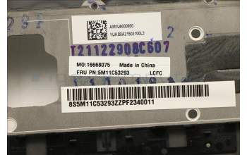 Lenovo 5M11C53293 MECH_ASM GRP KBD BZL,SWS,WW,DB,CHY