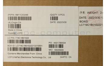 Lenovo 5M11C53296 MECH_ASM GRP KBD BZL,TUR,WW,DB,CHY