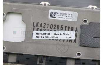 Lenovo 5M11C53301 MECH_ASM GRP KBD BZL,BEL,WL,DB,SUN