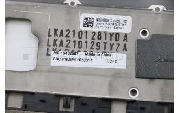 Lenovo 5M11C53314 MECH_ASM GRP KBD BZL,HBW,WL,DB,SUN