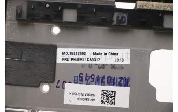 Lenovo 5M11C53317 MECH_ASM GRP KBD BZL,IND ENG,WL,DB,SUN
