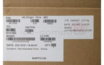 Lenovo 5M11C53330 MECH_ASM GRP KBD BZL,TC,WL,DB,SUN