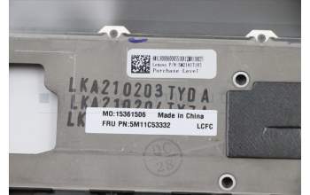Lenovo 5M11C53332 MECH_ASM GRP KBD BZL,TUR,WL,DB,SUN