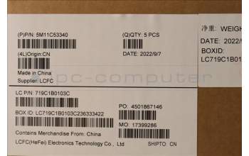 Lenovo 5M11C53340 MECH_ASM GRP KBD BZL,CSA,WW,DB,SUN