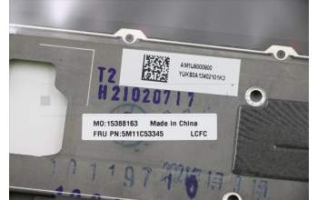 Lenovo 5M11C53345 MECH_ASM GRP KBD BZL,EURO ENG,WW,DB,SUN