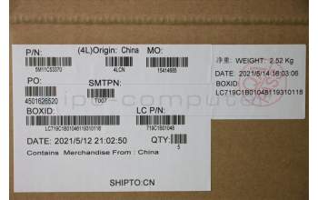 Lenovo 5M11C53370 MECH_ASM GRP KBD BZL,UK,WW,DB,SUN