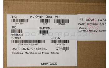 Lenovo 5M11C85537 MECH_ASM KBD W/C ENG BKLT(CHY) US GY