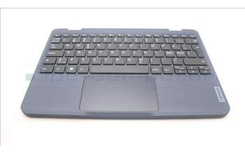 Lenovo 5M11C85608 C-Cover with keyboard, Norwegian, Black, ClickPad, NO WWAN, NO WLAN, UK