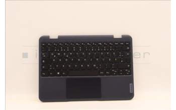 Lenovo 5M11C85618 C-Cover with keyboard, German, Black, No WWAN, UK