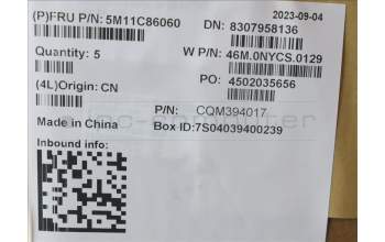 Lenovo 5M11C86060 MECH_ASM FRASMKB EUEN CcCpWFCBKNWWNWL Tr