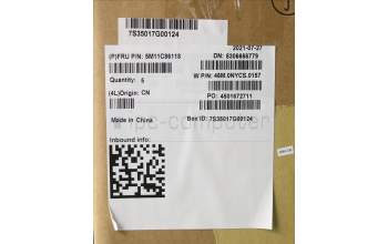 Lenovo 5M11C86118 C-Cover with keyboard, Greek, Black, No WWAN, US