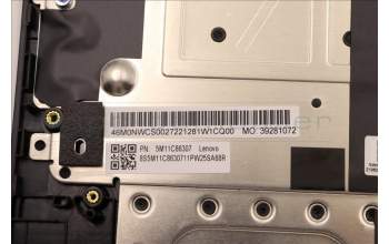 Lenovo 5M11C86307 C-Cover with keyboard, Arabic, Black, US