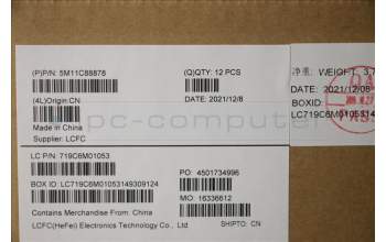 Lenovo 5M11C88878 MECH_ASM KBD ITA BKLT (TRA) BLK