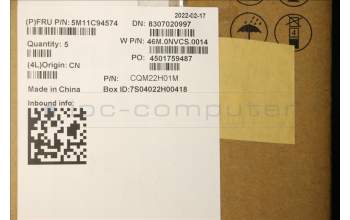 Lenovo 5M11C94574 MECH_ASM FR ASM KYB NOR CcCP,NW Chicony