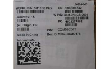 Lenovo 5M11D11972 MECH_ASM NoWW C-Cvr+ARA KB ASM,LTN