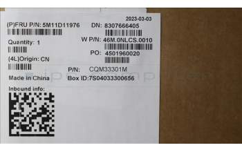 Lenovo 5M11D11976 MECH_ASM NoWW C-Cvr+BEL KB ASM,LTN