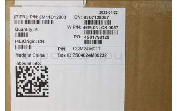 Lenovo 5M11D12003 C-Cover with keyboard, Estonian, Backlight, NO WWAN, UK