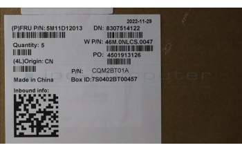 Lenovo 5M11D12013 MECH_ASM NoWW C-Cvr+FRA KB ASM,TRI