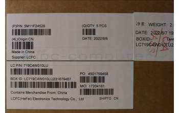 Lenovo 5M11F24528 MECH_ASM KBD/C 058 FRA BKLT (SUN) UKBK