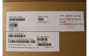Lenovo 5M11F24612 MECH_ASM KBD/C KOR BKLT (SUN) USBK