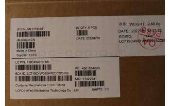 Lenovo 5M11F24761 MECH_ASM KBD/C LA SPA BKLT CHI WW UKBK