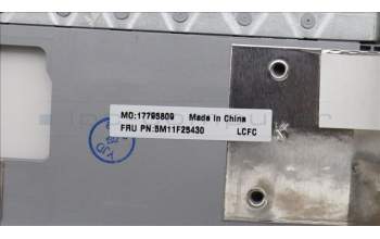 Lenovo 5M11F25430 MECH_ASM KBD CCV 058FRA Backlit(PMX)UKSR