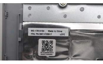 Lenovo 5M11F25517 MECH_ASM KBD CCV LASPA Backlit(PMX)UK SR