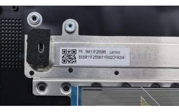 Lenovo 5M11F25586 C-Cover with keyboard, Belgian, Black, WLAN, UK