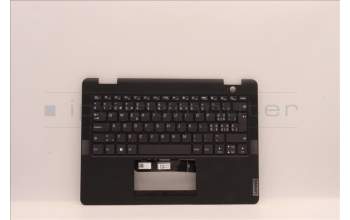 Lenovo 5M11F25667 C-Cover with keyboard, Switzerland, Black, WLAN, UK