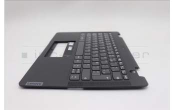 Lenovo 5M11F25824 C-Cover with keyboard, French, Black, WLAN, US