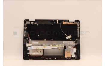 Lenovo 5M11F26594 C-Abdeckung mit Tastatur, Englisch (GB), Schwarz, Hintergrundbeleuchtung, WWAN