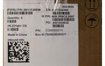 Lenovo 5M11F26598 MECH_ASM FRUBL Euro ENGPTCcovWFC,BKCHYWW