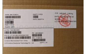 Lenovo 5M11F26614 MECH_ASM KB w/Ccvr LA SPA-CHY UK BK