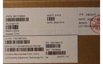 Lenovo 5M11F26622 MECH_ASM KB w/Ccvr LA SPA BKLT-CHY UK BK