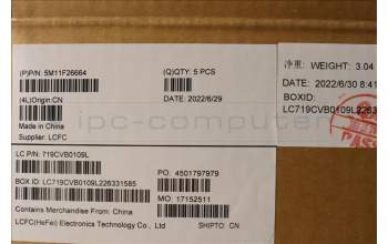 Lenovo 5M11F26664 MECH_ASM KBw/Ccvr ENG BKLT-CHY FP US BK