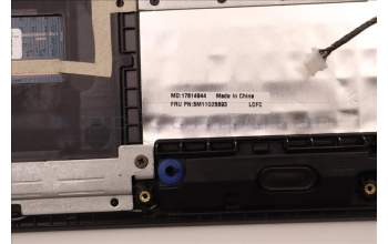 Lenovo 5M11G25693 C-Abdeckung mit Tastatur, Belgisch, schwarz