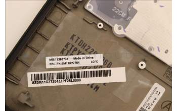 Lenovo 5M11G27204 MECH_ASM KBD CCov EURO ENG BKLT Chico BK