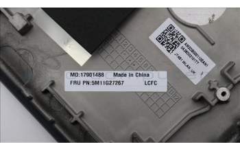 Lenovo 5M11G27267 MECH_ASM KBD C-Cov ILD BKLT Chicon BK