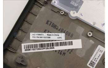 Lenovo 5M11G27280 MECH_ASM KB CCov IND ENG BKLT Sunrex BK